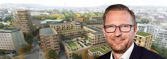 Pulsen Fastigheter, med vd Christer Södeliden, ska utveckla Pulsen-området i centrala Borås.