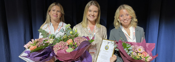 Finalisterna i Årets Unga Fastighetskvinna 2022: Elina Lind Jörgensen, Sofia Malmsten och Nickie Excellie. Nominera din favorit till det prestigefyllda priset senast den 30 juni.