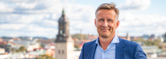 Markus Arfvidsson, ny regionschef på Serneke, ser sig som en hoppjerka