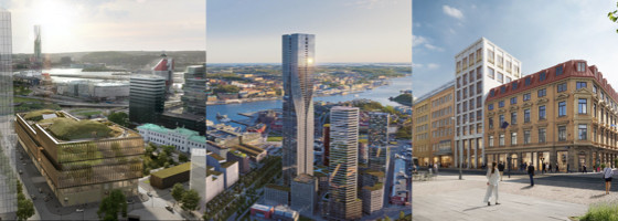Fastighetssverige listar de tio största byggprojekten i Göteborg som pågår eller ska inledas de närmaste åren.