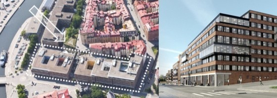 Alectas stora konceptfastighet Regina i centrala Göteborg. Nu har bolaget valt att skrota planerna på en tilltänkt utbyggnad på taket med flera olika funktioner.