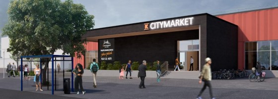 K-Citymarket i Lahtis, illustration.