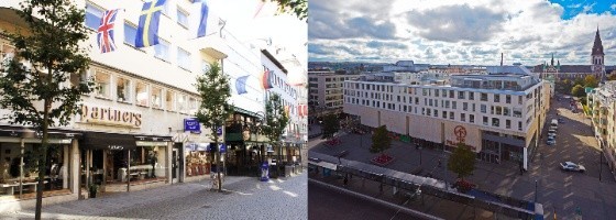 Fastigheterna Almen 4 och Harven 3 är två av de 21 fastigheter i Jönköping som nystartade Muro Invest köper av M2 Gruppen.