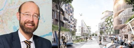 Göteborgs tidigare fastighetsdirektör Martin Öbo blir ny vd för Landvetter Södra Utveckling.