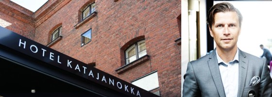 Hotel Katajanokka i Helsingfors och Daniel Stenbäck.