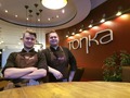 Viktor Löfgren och Joakim Lundholm, ägare av Bistro Tonka.