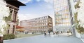 Peab ska bygga en 19 000 kvadratmeter stor kontorsfastighet på gamla Lyckholms Bryggerier i Göteborg. Bild: Erséus Arkitekter.
