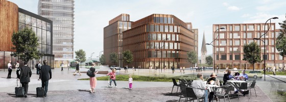 Atrium Ljungberg utvecklar nytt kontorsområde i Gränbystaden genom förnyad markanvisning.