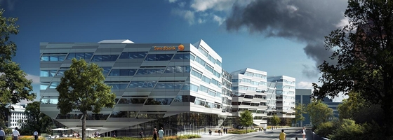 Swedbank flyttar in i sitt nya huvudkontor under våren 2014.