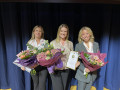 Finalisterna i Årets Unga Fastighetskvinna 2022: Elina Lind Jörgensen, Sofia Malmsten och Nickie Excellie.