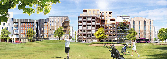 Sammanlagt 30 byggaktörer vill bygga i Södra Ladugårdsängen. 