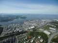 Göteborgs hamn bidrar till stadens framgångar i studien. 