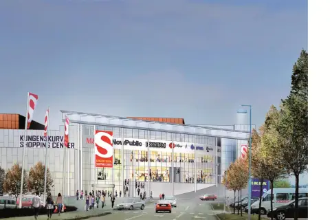 I dag byggstartas Ikanos 
shoppingcenter i Kungens Kurva
