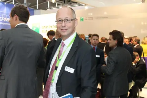 Newsec på Expo Real under BNP-flagg
