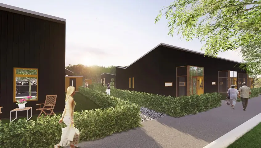 Gröna radhus byggs i Växjö