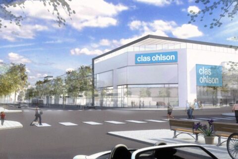 Toys R us till Barkarby Gate