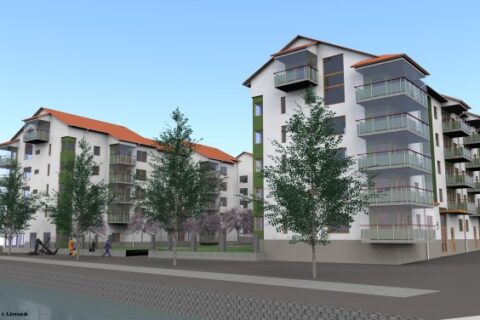 NCC bygger 192 hyresrätter i Sundsvall