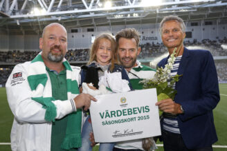Tele2 Arena firade ett år med miljonte besökaren