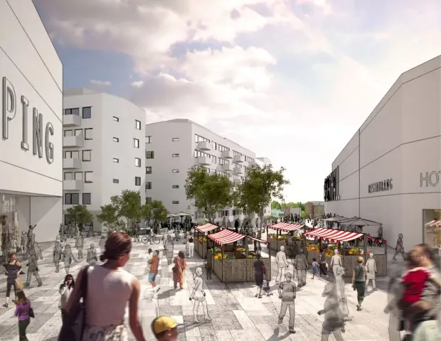 Skanska och Huddinge kommun utvecklar hållbar stadsdel