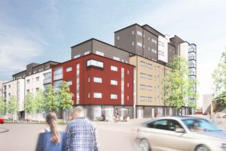 Peab bygger i centrala Växjö