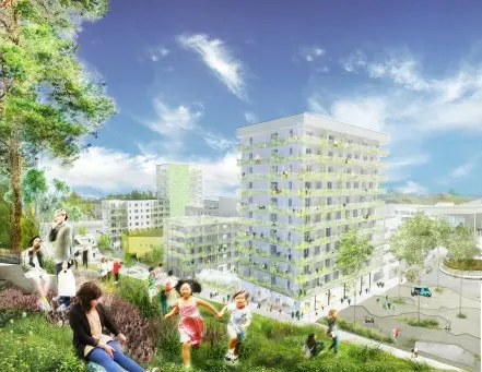 Riksbyggen bygger 
200 bostäder i Flemingsberg