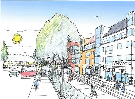 Wallenstam utvecklar Ekerö centrum