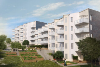 Veidekke bygger åt HSB Göteborg