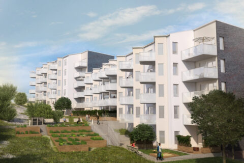 Veidekke bygger åt HSB Göteborg