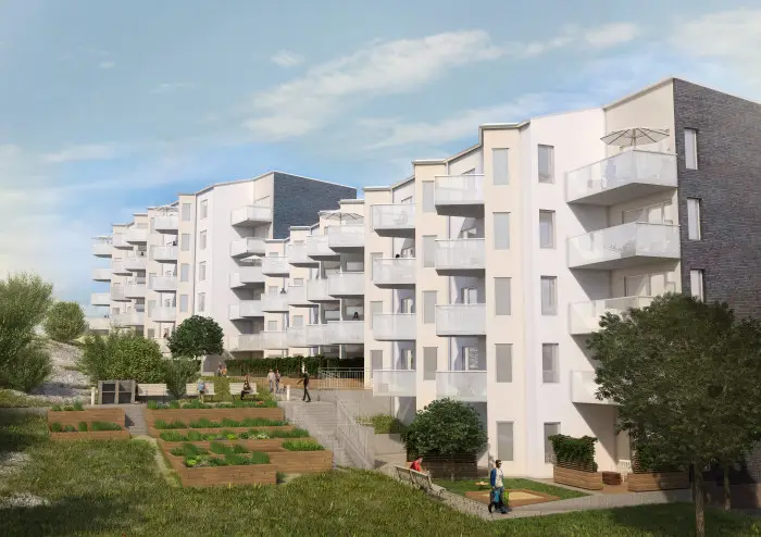 Veidekke bygger åt HSB Göteborg