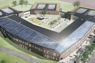 Sveriges största passivhus får hållbart tak