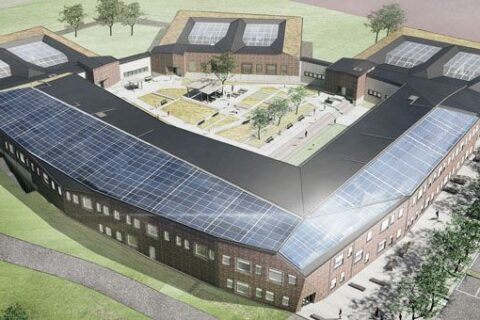 Sveriges största passivhus får hållbart tak