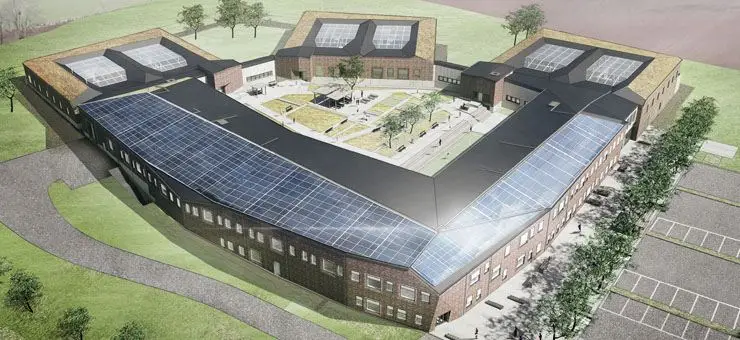 Sveriges största passivhus får hållbart tak