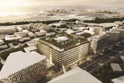 Tvärnit för Hebas 
bostadsplaner på Campus Solna