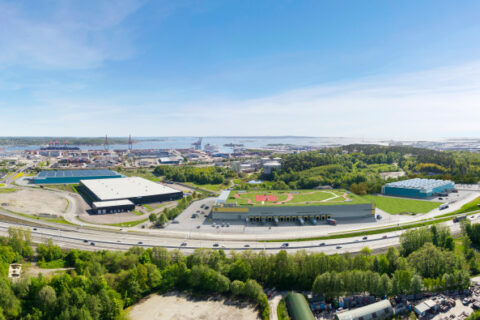 Kvintett bakom stor logistikpark i Göteborg