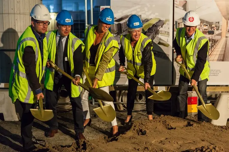 Första spadtaget för Mölndal Galleria