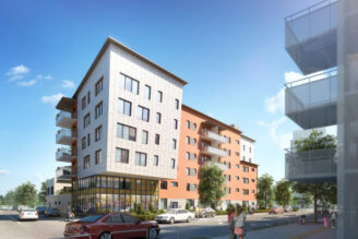 Riksbyggen tar första spadtaget för bostadshus i Västerås