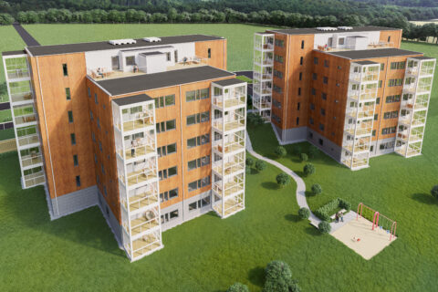 Götenehus bygger Skövdes högsta trähus