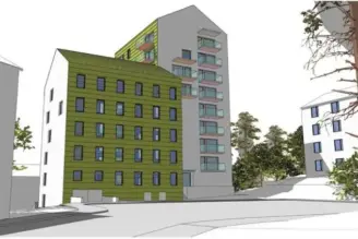 Vill bygga bostadshus i Fruängen