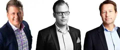 Transaktionspanel diskuterar affärsmöjligheter
