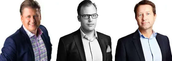 Transaktionspanel diskuterar affärsmöjligheter