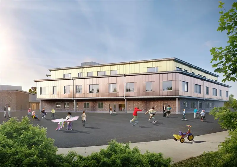 Första spadtaget för Frejaskolan i Göteborg