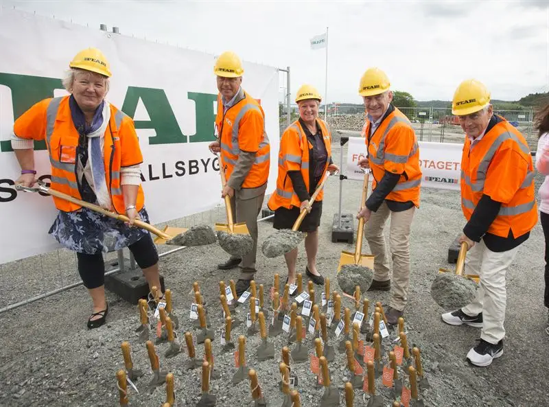 Spaden i marken för Partille Port