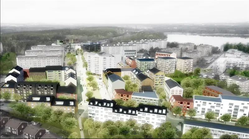 Anbudstävling om Älta torg