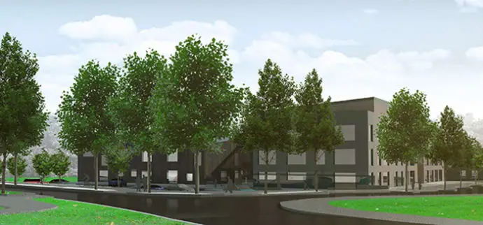 Arcona bygger ny skola och idrottshall i Täby