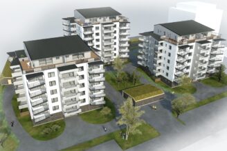 Skanska bygger 121 lägenheter i Kristianstad