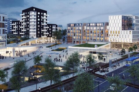 Fem byggherrar blir ankare för Barkarbystaden