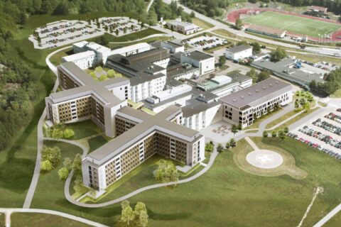 Skanska bygger vårdbyggnad på Kungälvs sjukhus