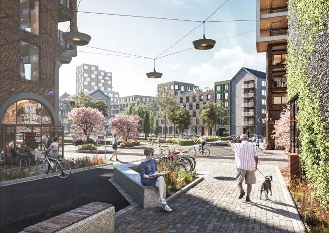 Fyra bostadsutvecklare miljardköper i Södra Änggården