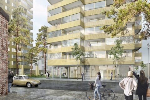 Två nya 17-våningshus byggs i Helsingborg