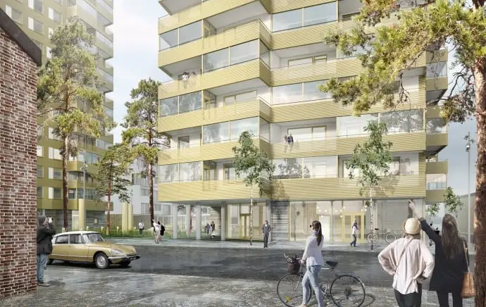 Två nya 17-våningshus byggs i Helsingborg